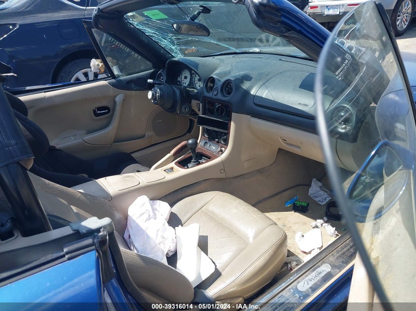 1999 Mazda Mx-5 Miata Leather Pkg/Popular Equipment Pkg/Sports Pkg/Touring Pkg VIN: JM1NB3539X0134861 Lot: 39316014