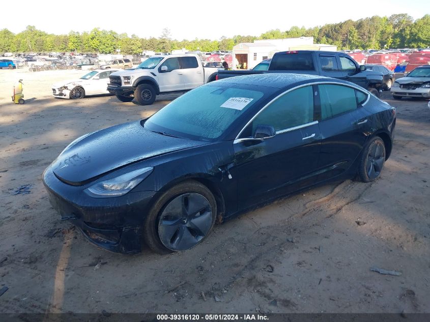 2020 Tesla Model 3 Long Range Dual Motor All-Wheel Drive VIN: 5YJ3E1EB9LF599906 Lot: 39316120