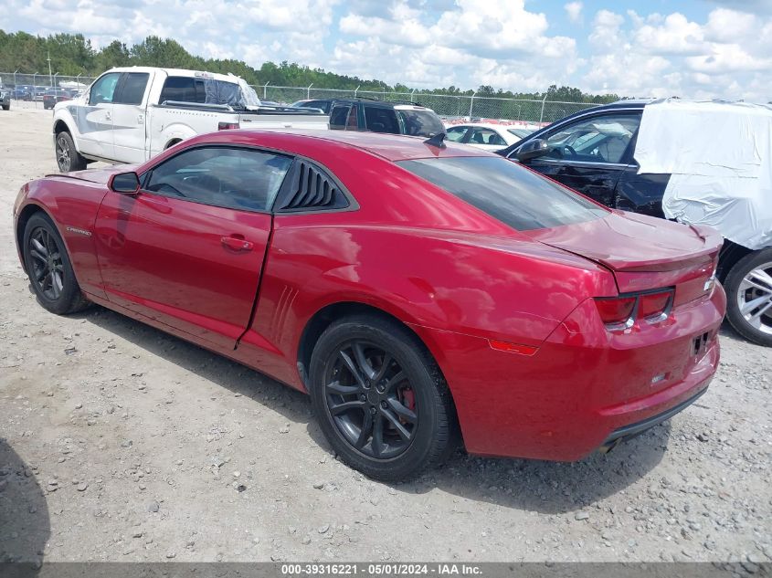 2013 Chevrolet Camaro 1Lt VIN: 2G1FB1E31D9160082 Lot: 39316221