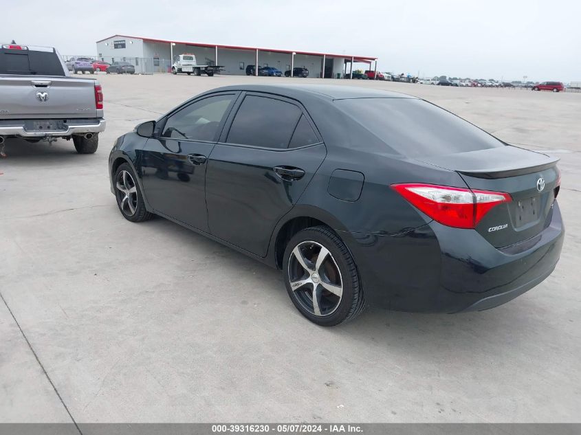 2014 Toyota Corolla S VIN: 5YFBURHE7EP126774 Lot: 39316230