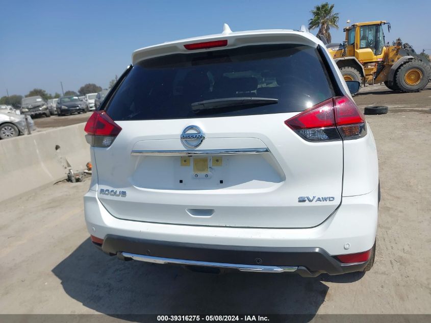 2020 Nissan Rogue Sv Intelligent Awd VIN: JN8AT2MV7LW144230 Lot: 39316275