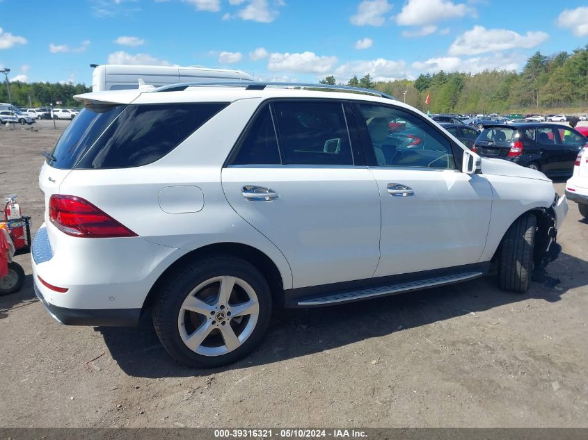 2018 Mercedes-Benz Gle 350 4Matic VIN: 4JGDA5HB1JB147110 Lot: 39316321