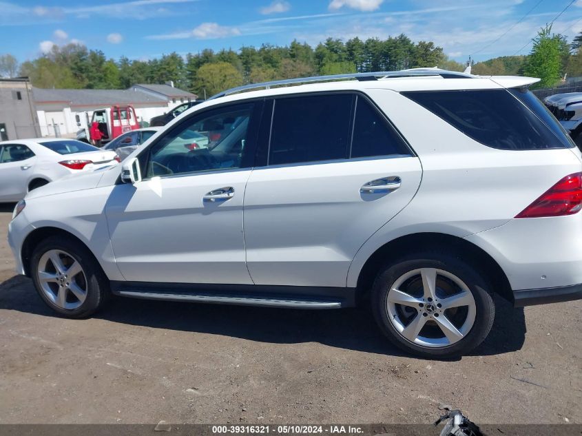 2018 Mercedes-Benz Gle 350 4Matic VIN: 4JGDA5HB1JB147110 Lot: 39316321