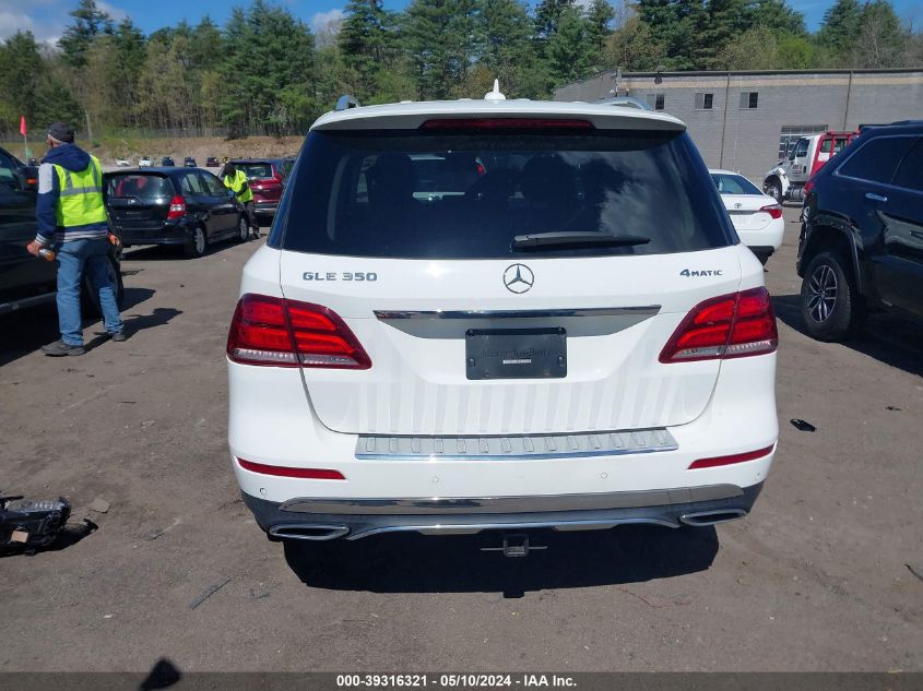 2018 Mercedes-Benz Gle 350 4Matic VIN: 4JGDA5HB1JB147110 Lot: 39316321