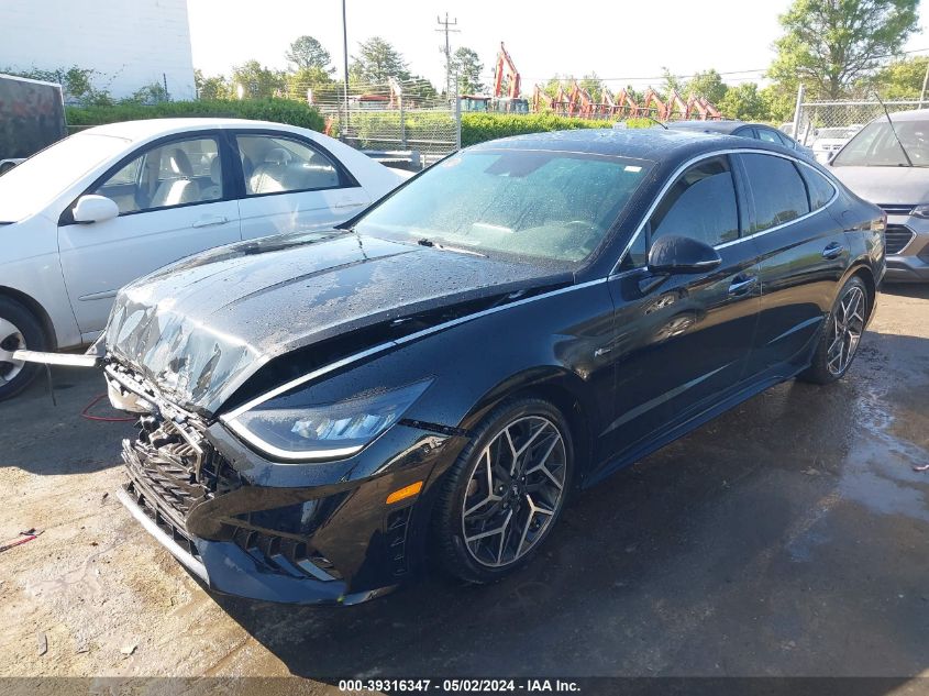 VIN 5NPEK4JC6MH109104 2021 HYUNDAI SONATA N LINE