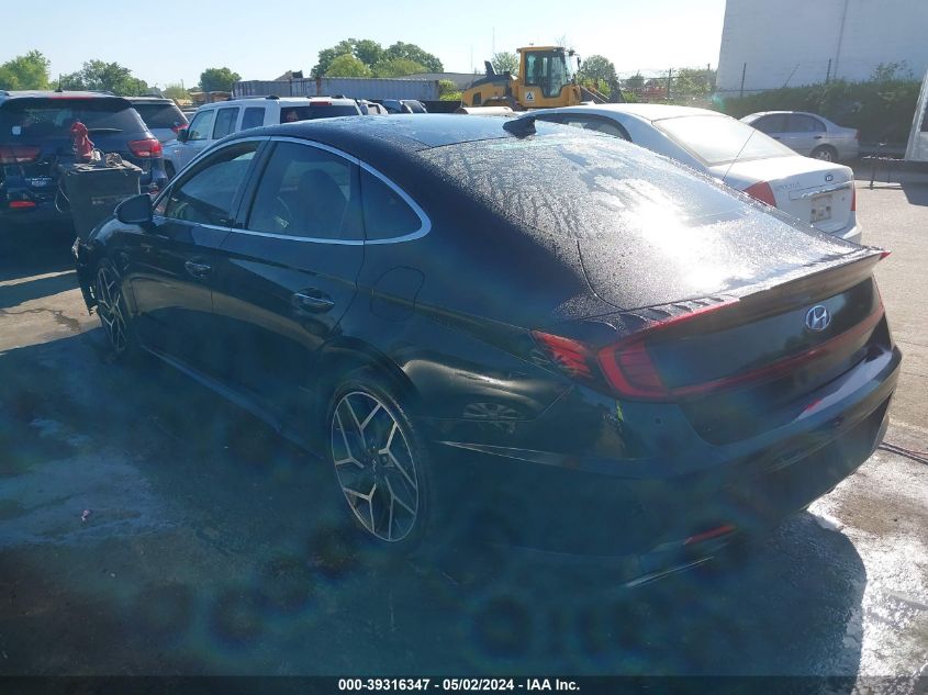 VIN 5NPEK4JC6MH109104 2021 HYUNDAI SONATA N LINE