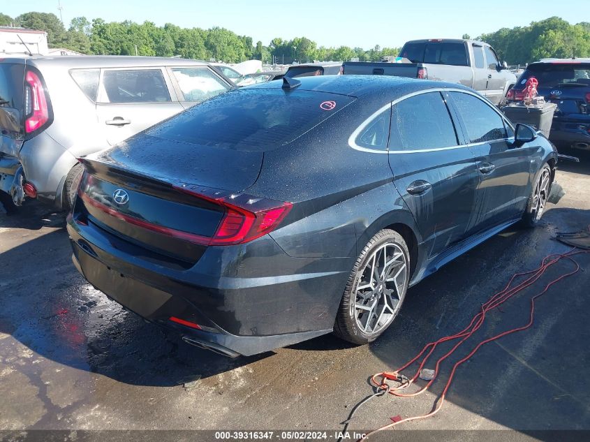 VIN 5NPEK4JC6MH109104 2021 HYUNDAI SONATA N LINE