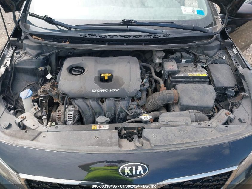 3KPFK4A72HE025394 | 2017 KIA FORTE