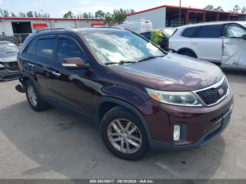 2015 KIA SORENTO LX - 5XYKT3A62FG659480