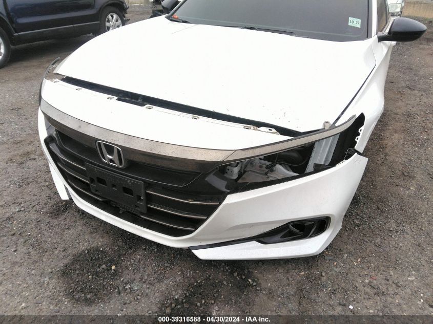 1HGCV1F38NA075618 2022 Honda Accord Sport