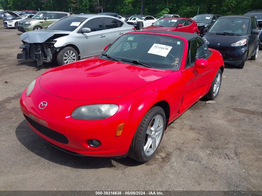 2006 Mazda Mx-5 Touring VIN: JM1NC25F660109917 Lot: 39316638