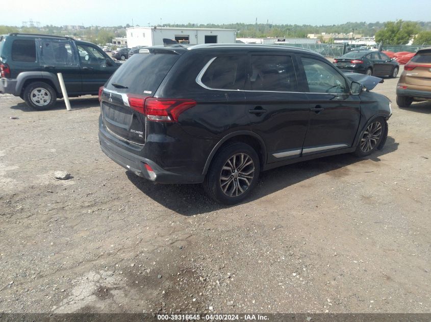 2017 Mitsubishi Outlander Sel VIN: JA4AZ3A35HZ029337 Lot: 39316645