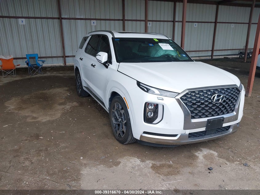 2022 Hyundai Palisade Calligraphy VIN: KM8R7DHE4NU443371 Lot: 39316670