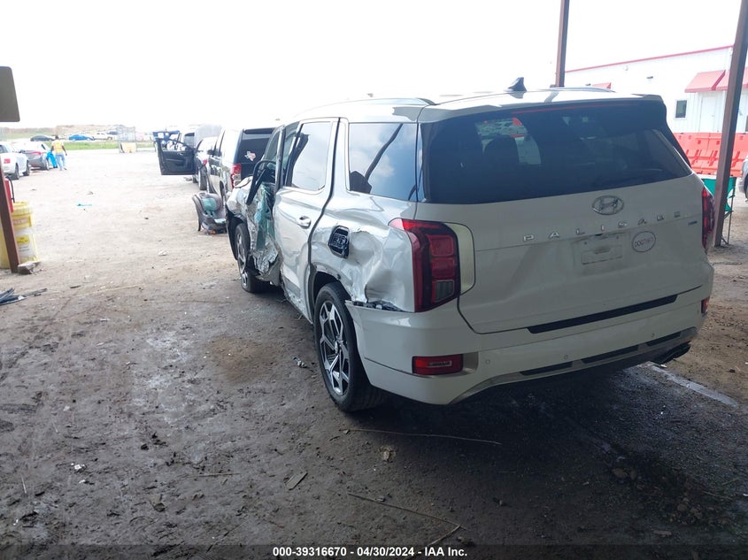 2022 Hyundai Palisade Calligraphy VIN: KM8R7DHE4NU443371 Lot: 39316670