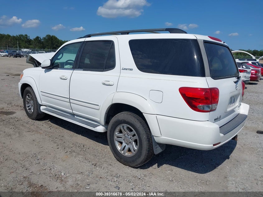 2005 Toyota Sequoia Limited V8 VIN: 5TDZT38A45S239021 Lot: 39316678