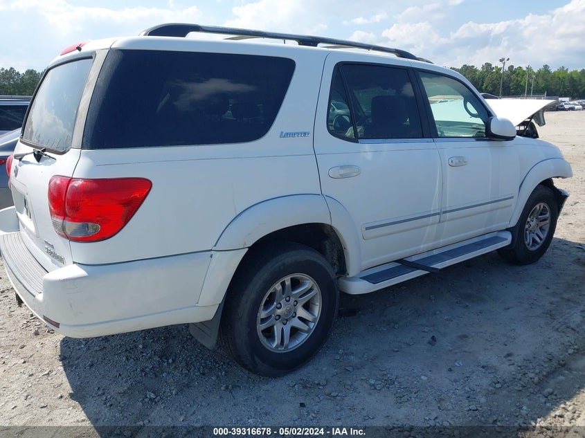2005 Toyota Sequoia Limited V8 VIN: 5TDZT38A45S239021 Lot: 39316678