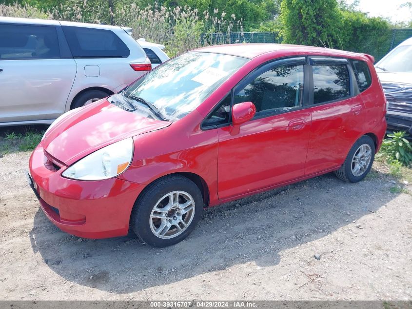 JHMGD38448S053682 | 2008 HONDA FIT