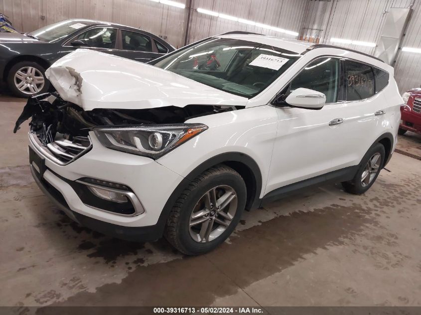 5NMZUDLB0JH097329 2018 HYUNDAI SANTA FE - Image 2