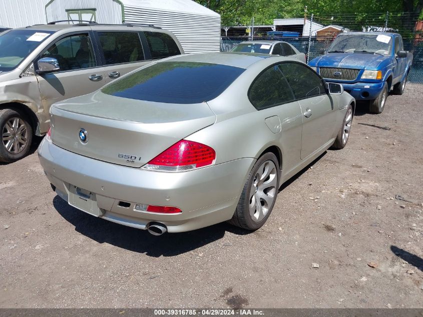 WBAEH13517CR52779 | 2007 BMW 650I