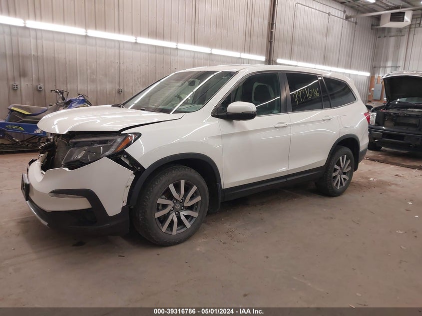 VIN 5FNYF6H54KB062655 2019 HONDA PILOT EXL