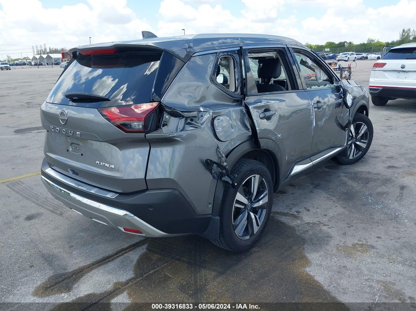 VIN JN8BT3DC7PW100288 2023 NISSAN ROGUE PLATINUM FWD