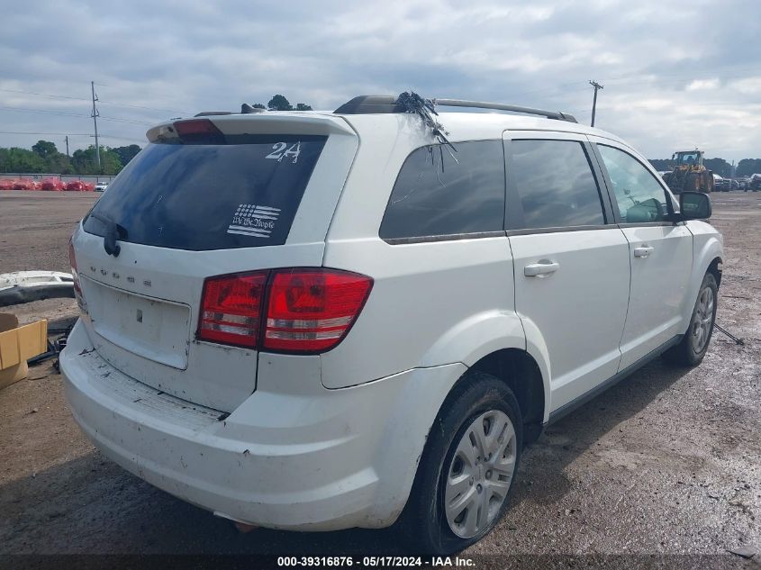 2017 Dodge Journey Se VIN: 3C4PDCAB0HT539267 Lot: 39316876