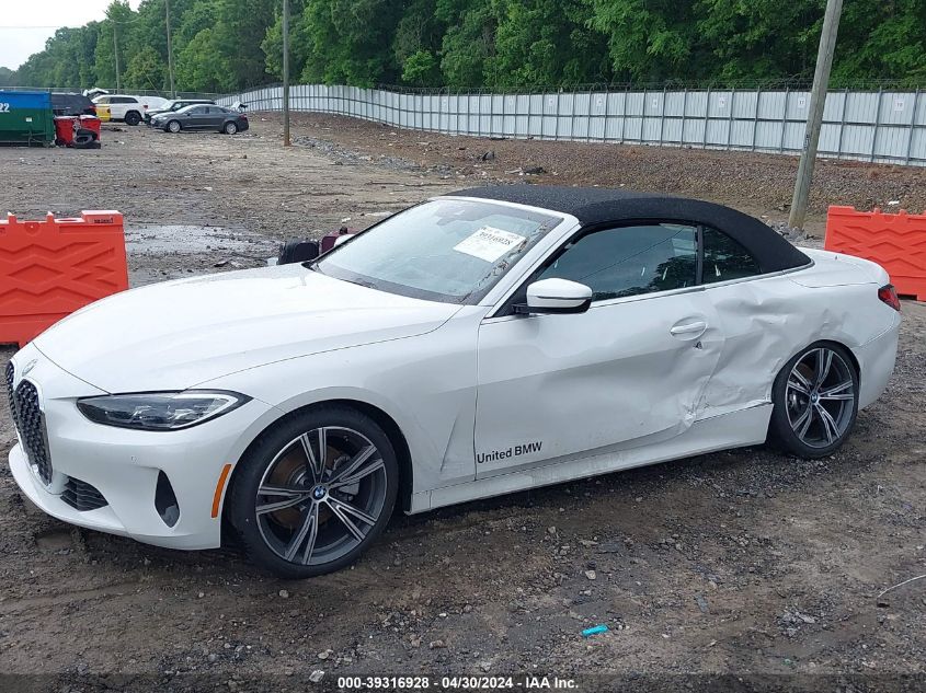 2024 BMW 4 Series 430I VIN: WBA23AT06RCP43238 Lot: 39316928