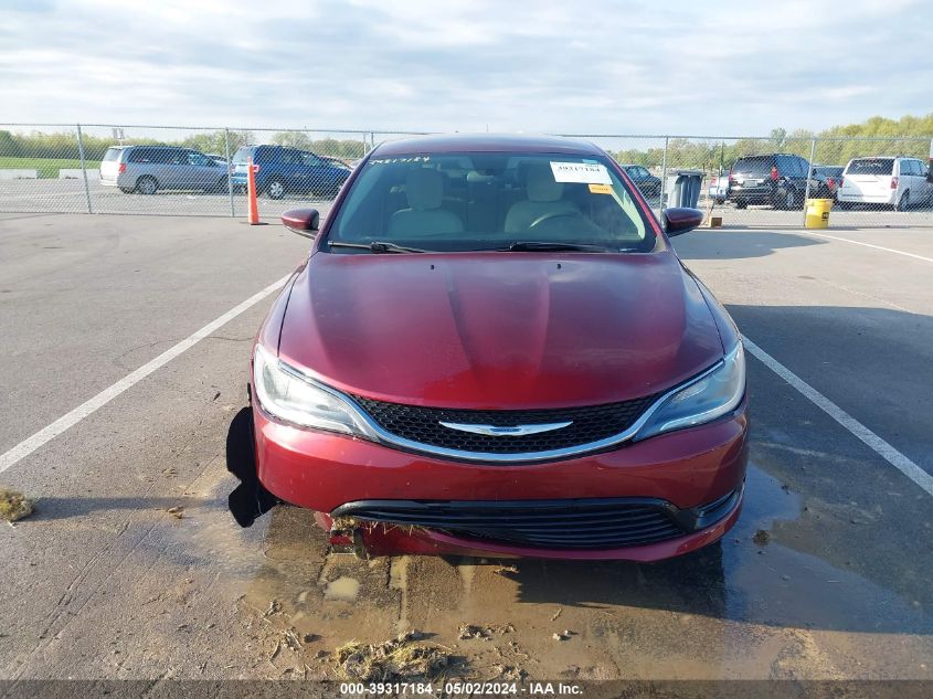 2016 Chrysler 200 Lx VIN: 1C3CCCFB3GN108189 Lot: 39317184