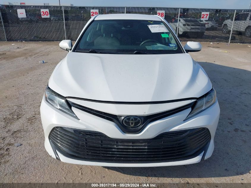 2019 Toyota Camry Le VIN: 4T1B11HK0KU790568 Lot: 39317194