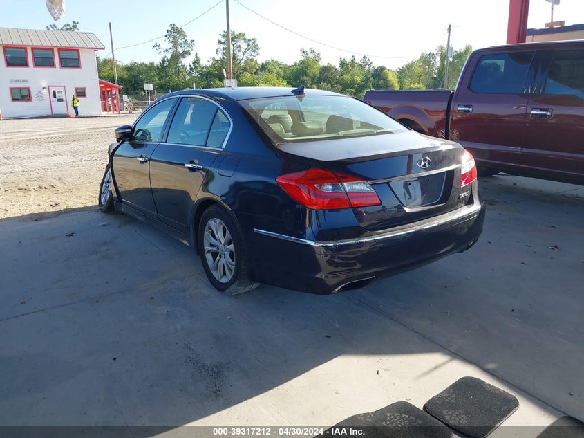 2012 Hyundai Genesis 3.8 VIN: KMHGC4DD1CU191933 Lot: 39317212