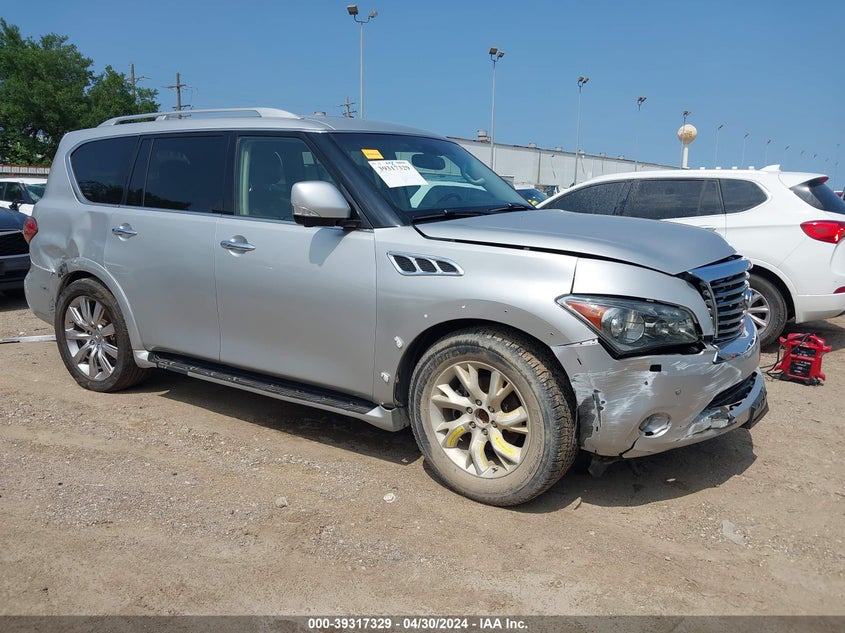 2012 Infiniti Qx56 VIN: JN8AZ2NF0C9517418 Lot: 39317329