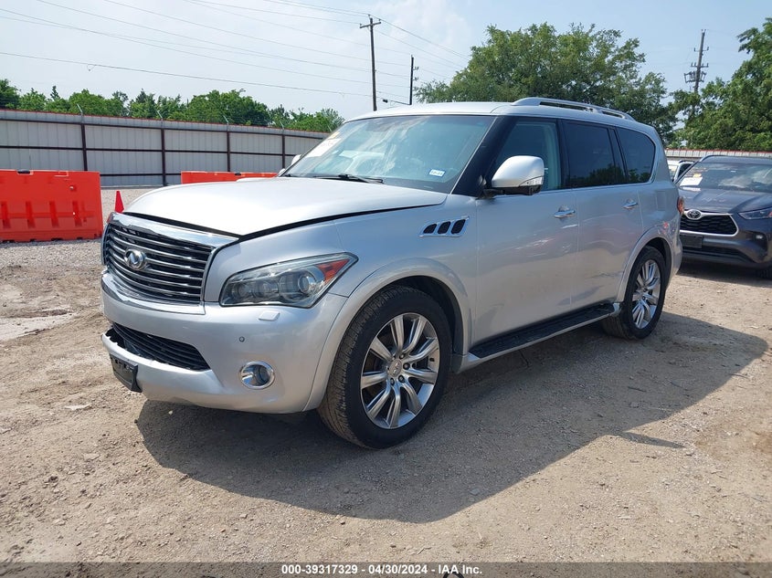 2012 Infiniti Qx56 VIN: JN8AZ2NF0C9517418 Lot: 39317329