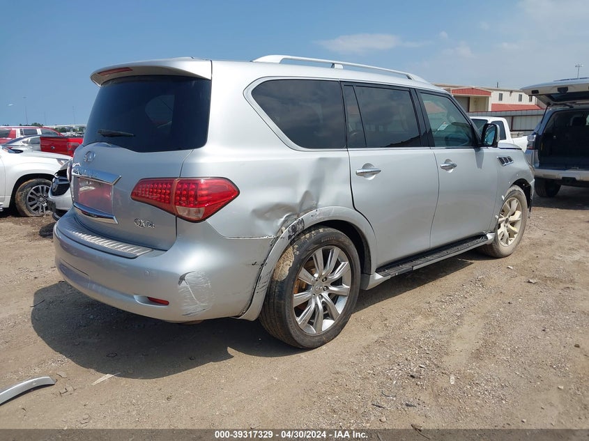 2012 Infiniti Qx56 VIN: JN8AZ2NF0C9517418 Lot: 39317329