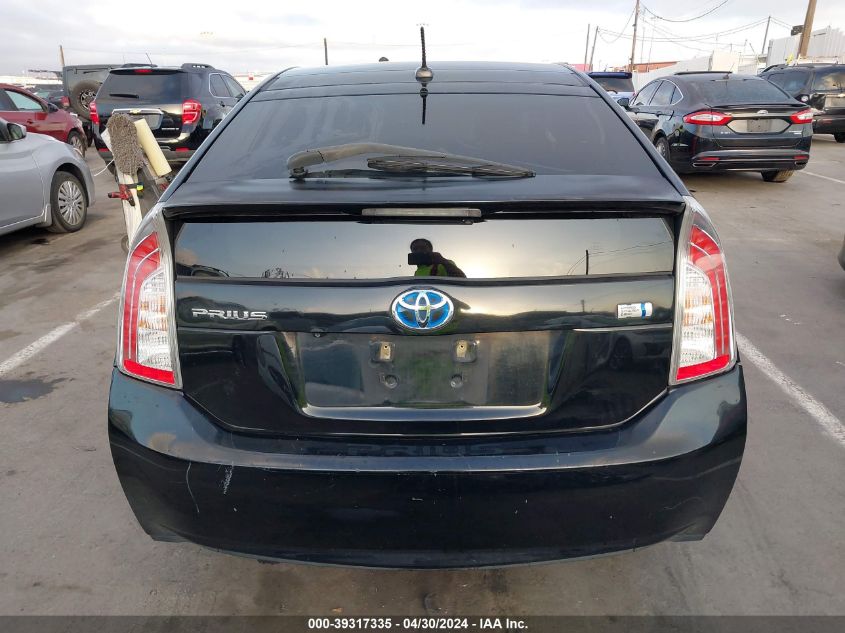 2012 Toyota Prius Three VIN: JTDKN3DU1C5397606 Lot: 39317335