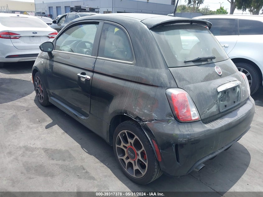 2015 Fiat 500 Turbo VIN: 3C3CFFHH8FT581837 Lot: 39317378