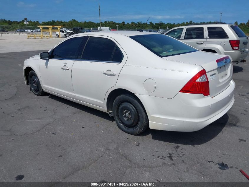 3FAHP0JG9AR410023 | 2010 FORD FUSION