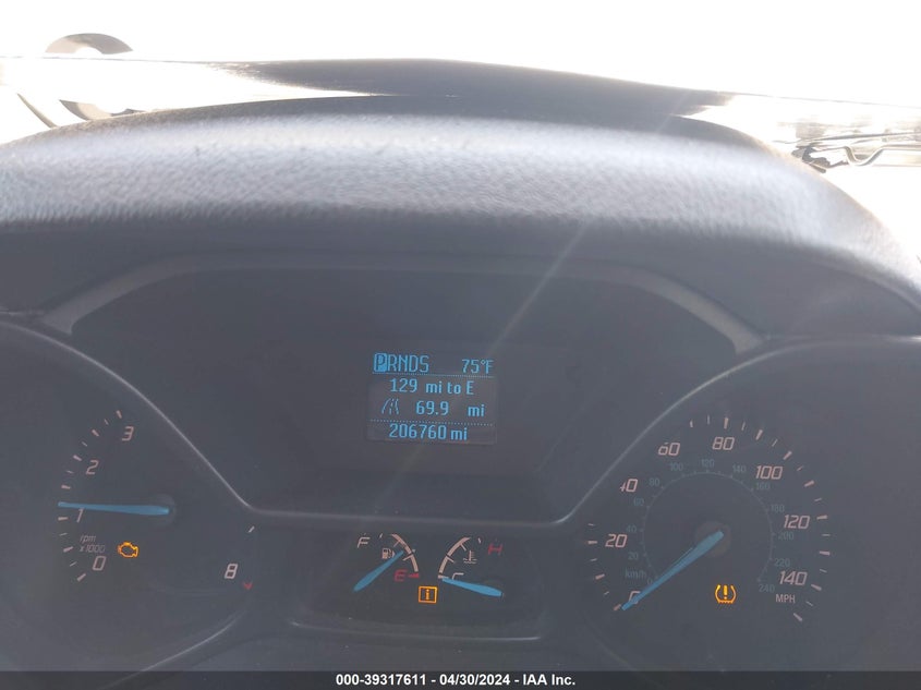 VIN NM0LS7E74H1338879 2017 FORD TRANSIT CONNECT XL