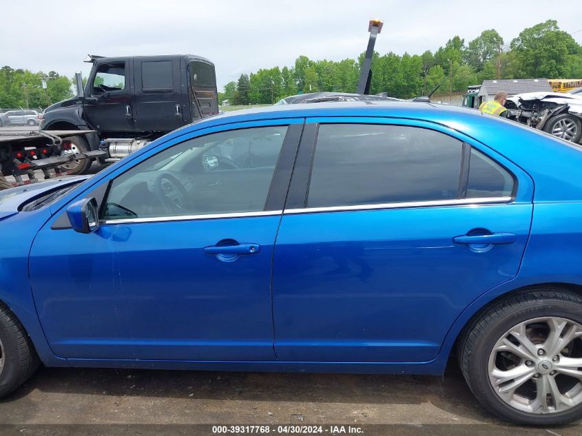 2012 Ford Fusion Se VIN: 3FAHP0HA7CR148264 Lot: 39317768