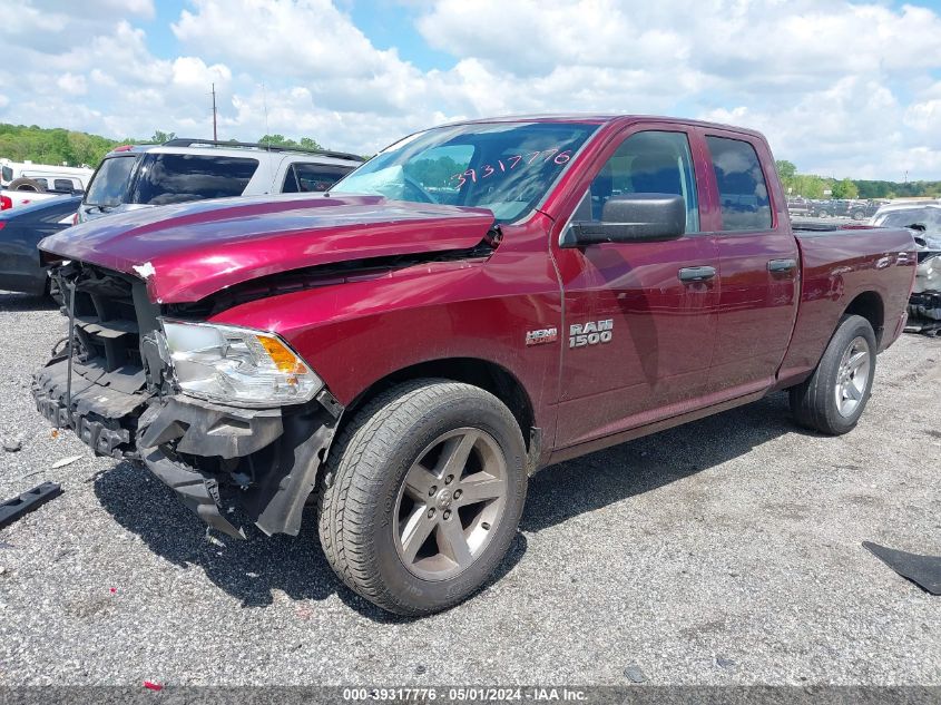 2017 Ram 1500 Express Quad Cab 4X4 6'4 Box VIN: 1C6RR7FT6HS838516 Lot: 39317776