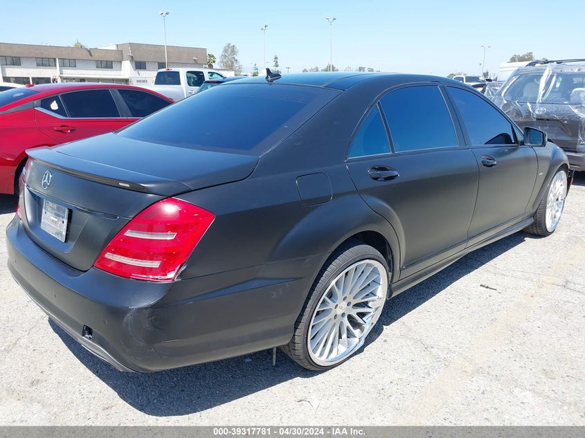 2012 Mercedes-Benz S 550 VIN: WDDNG7DB0CA481300 Lot: 39317781