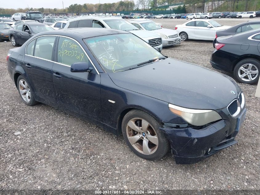 2006 BMW 530I VIN: WBANE73546CM33199 Lot: 39317881