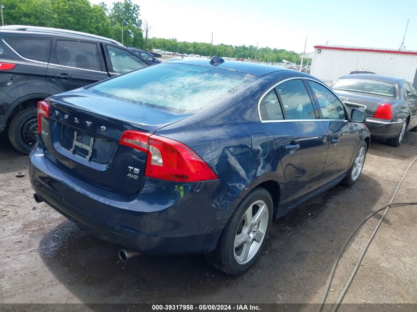 2013 Volvo S60 T5/T5 Platinum/T5 Premier/T5 Premier Plus VIN: YV1612FHXD2221285 Lot: 39317958