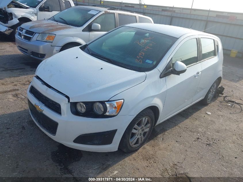 2012 Chevrolet Sonic 2Ls VIN: 1G1JA6SH0C4142605 Lot: 39317971