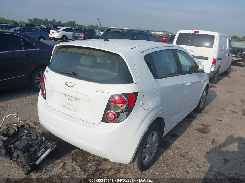 2012 Chevrolet Sonic 2Ls VIN: 1G1JA6SH0C4142605 Lot: 39317971