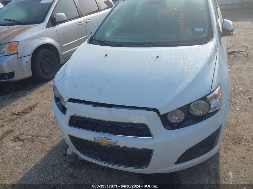 2012 Chevrolet Sonic 2Ls VIN: 1G1JA6SH0C4142605 Lot: 39317971