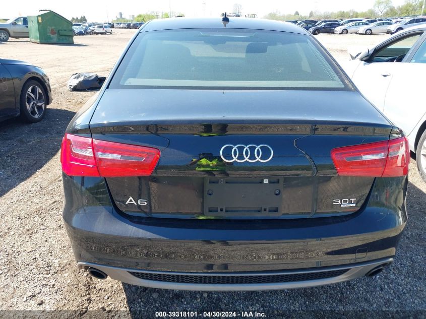 2015 Audi A6 3.0T Premium Plus VIN: WAUHGAFCXFN016818 Lot: 39318101