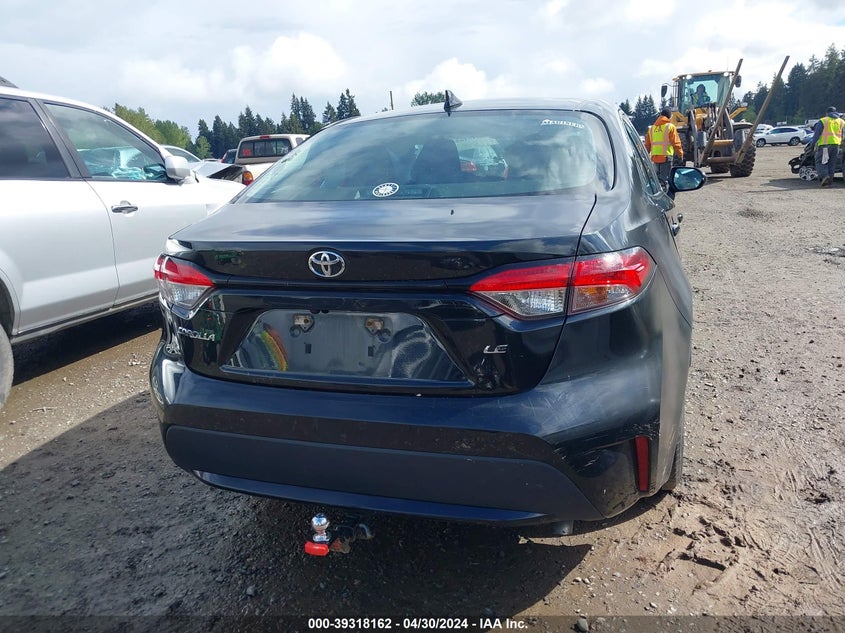 VIN 5YFEPRAE6LP117320 2020 TOYOTA COROLLA LE