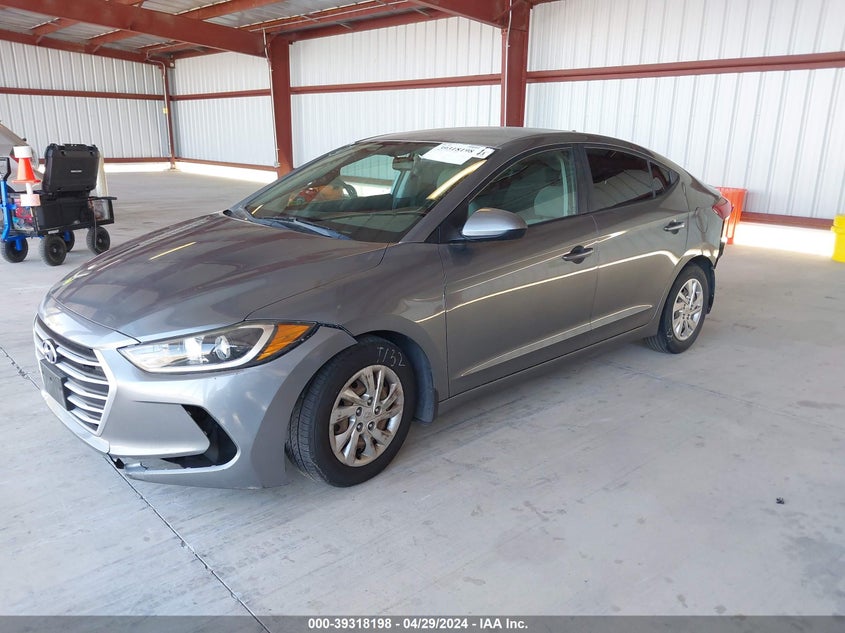 VIN KMHD74LF2HU370905 2017 HYUNDAI ELANTRA SE