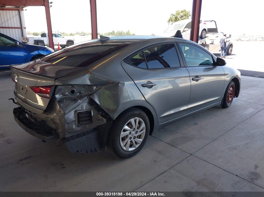 VIN KMHD74LF2HU370905 2017 HYUNDAI ELANTRA SE