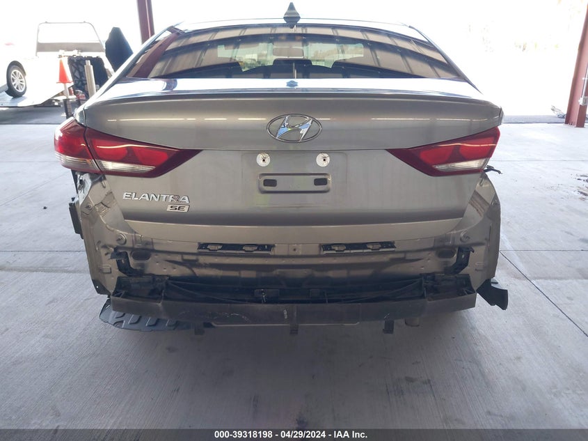 VIN KMHD74LF2HU370905 2017 HYUNDAI ELANTRA SE